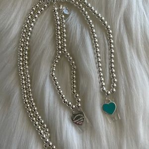 Tiffany & Co. Beads necklace and bracelet set